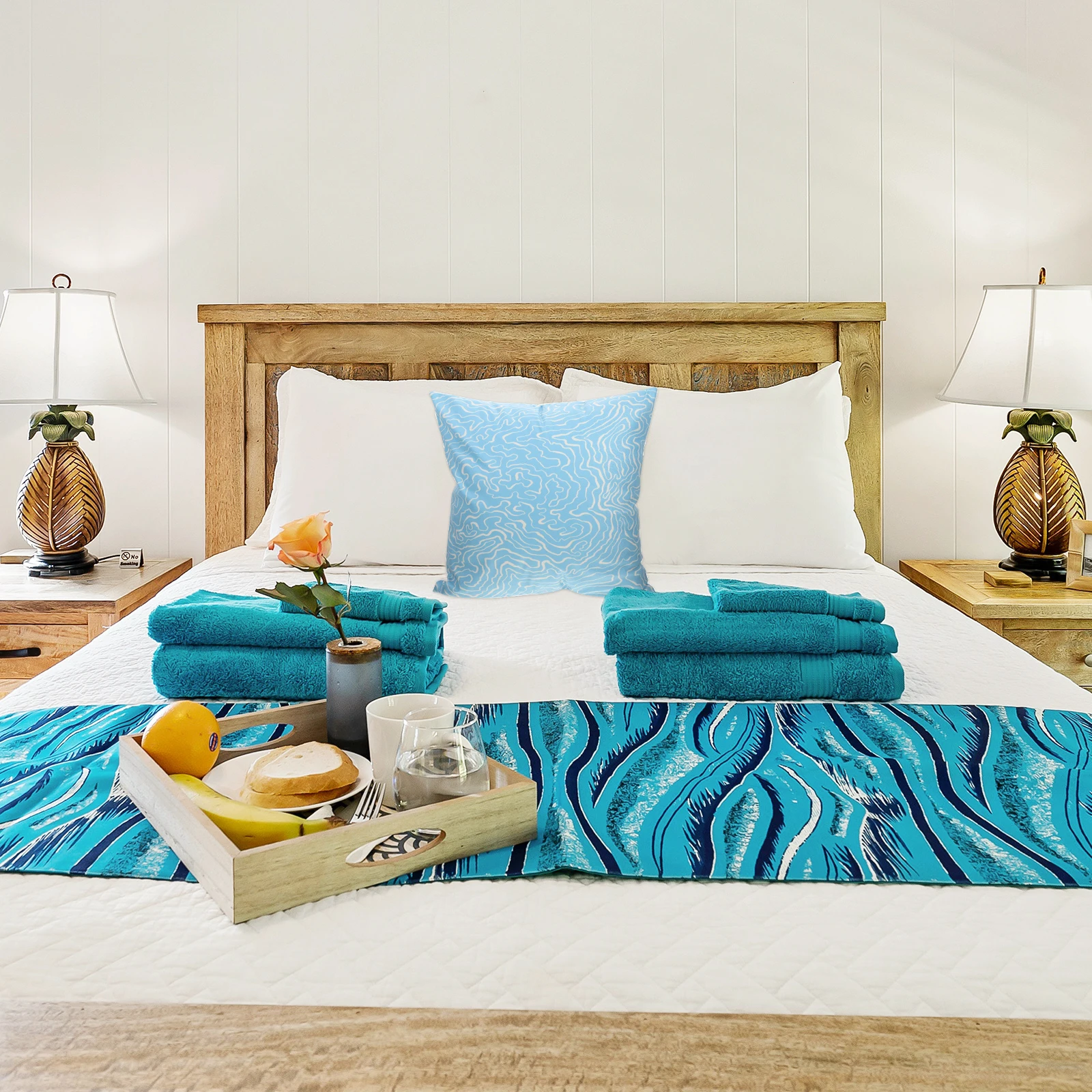 

4Pcs Throw Pillow Cover Cushion Case Practical Reusable Throw Pillow Cover Prints Pillowcases