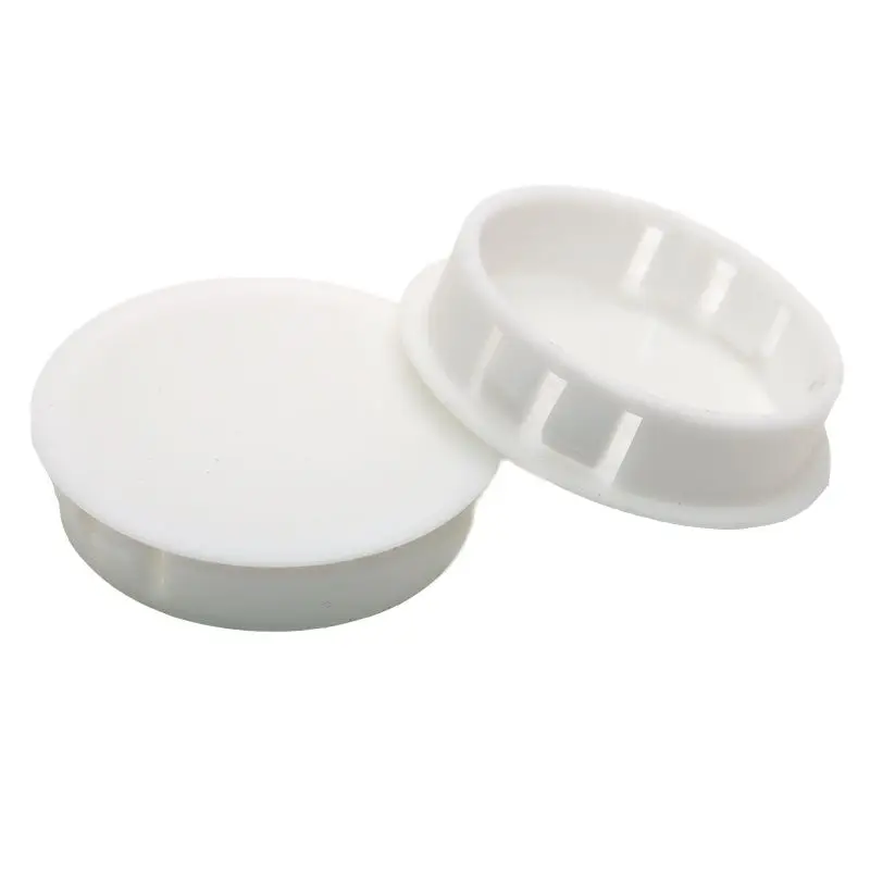 10/50/100 Pcs White Plastic Hole Plug 5-75mm Nylon Hole Cover HP-22 SKT-25 Round Plugs Plug For Furniture Hole Cap