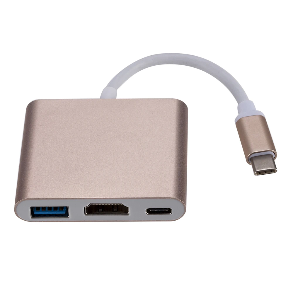 Type C To HD USB 3.0 Charging Adapter Converter USB-C 3.1 Hub Adapter for Mac Air Pro Huawei Mate10 Samsung S8 Plus