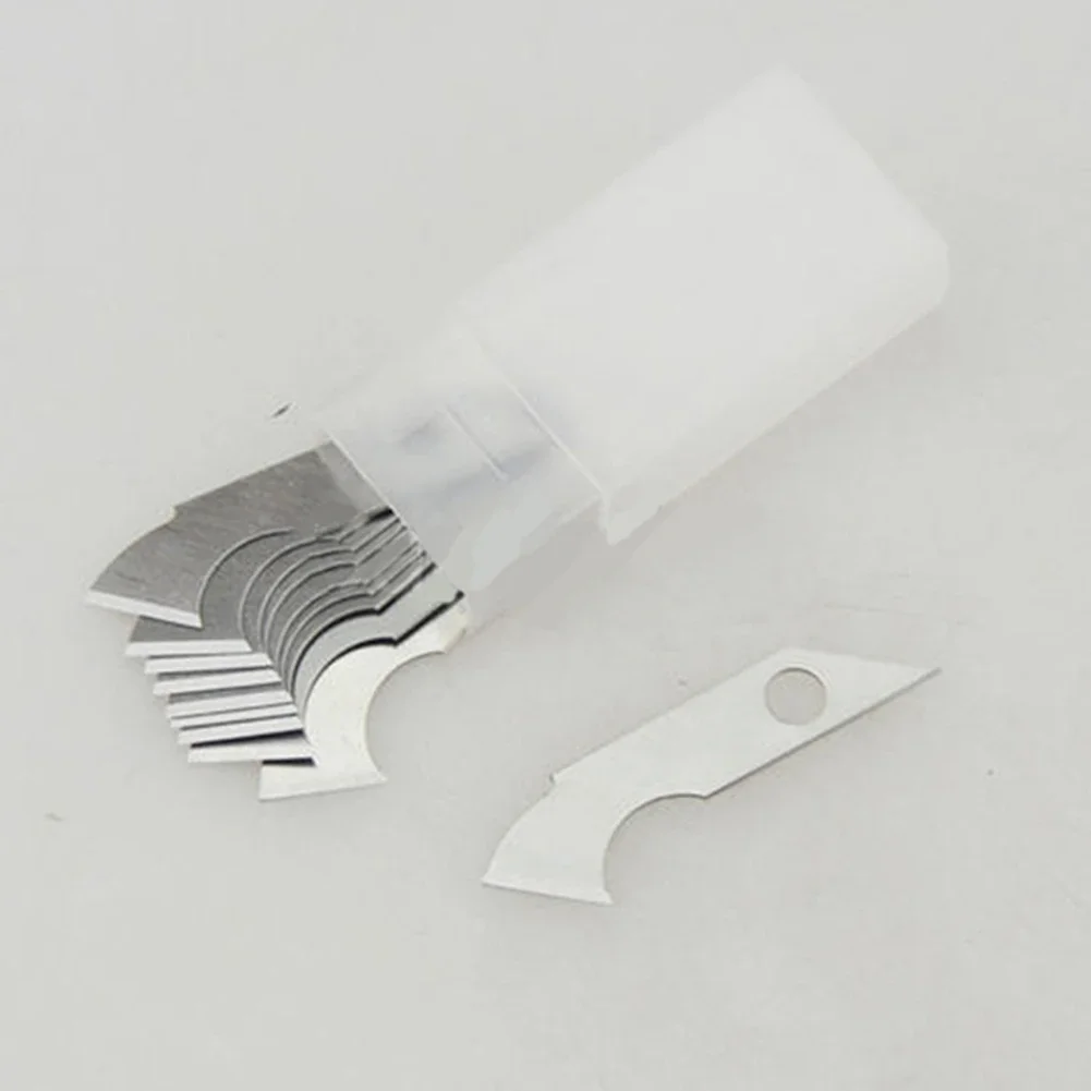 10Pcs Hook Blade PVC Acrylic Board Plastic Cutting Tool Replacement Blades For Cutting Wood Acrylic Sheet Plastic Paper 45*10mm