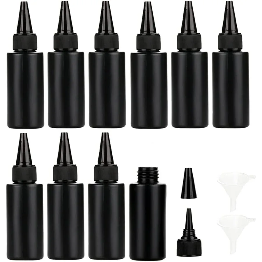 10Pcs 30Ml 1Oz Blac…
