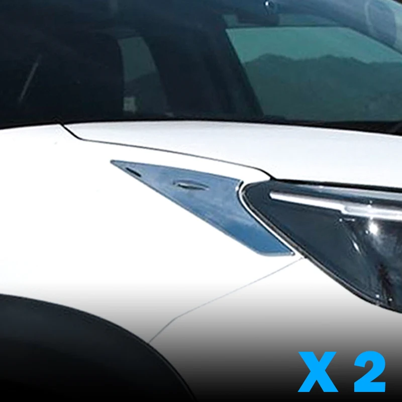 

For Toyota Yaris Cross 2021-2026 Gloss Chrome Front Fog Headlight Light Lamp Frame Cover Trim Sticker Car Styling