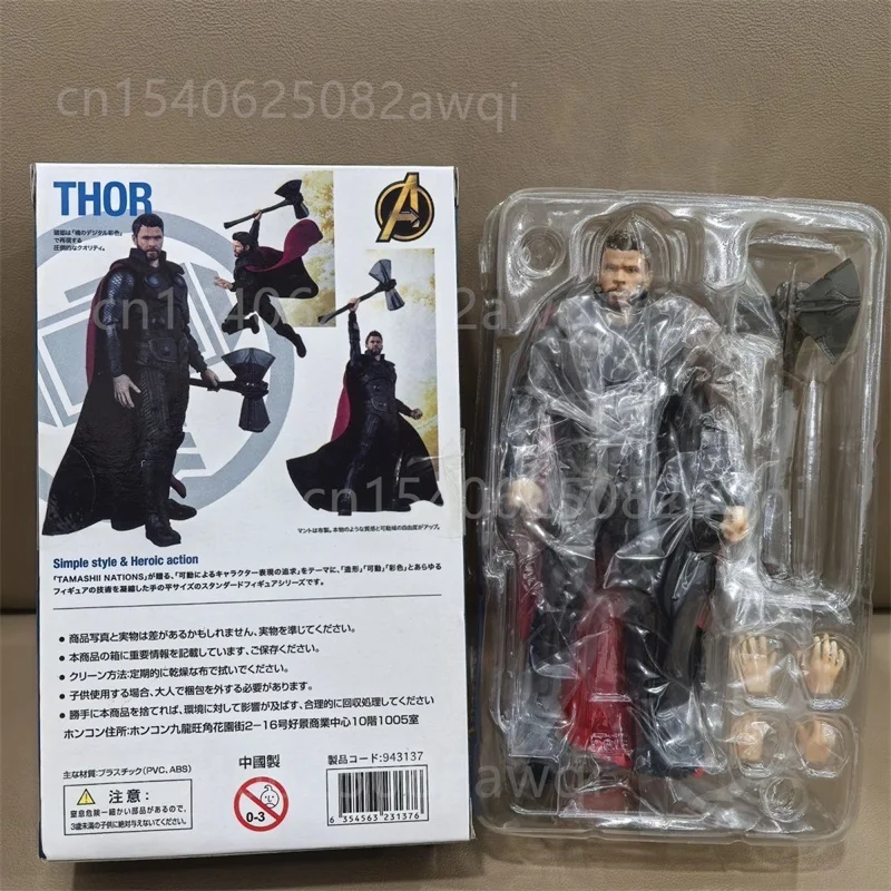 Marvel vengadores Thor figura juguetes películas serie Thor personaje escala modelo vengadores Infinity War adorno de escritorio figura de acción