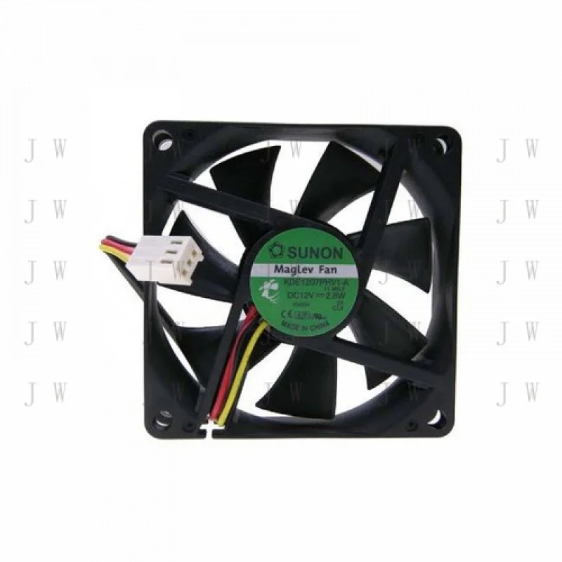 DDW  FOR  Sunon KDE1207PHV1 3300RPM 70x70x15MM MagLev Fan DC12V 3-Pin 2.8W Tech-output