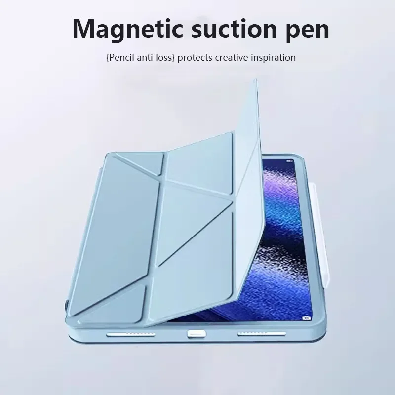 2025 حافظة جلدية جديدة قابلة للطي Y لهاتف سامسونج جالاكسي تاب S11 S10 Lite FE 10.9 "SM-X400 X406B S9 S8 S7 A9 + A11 Plus 8.7 #3