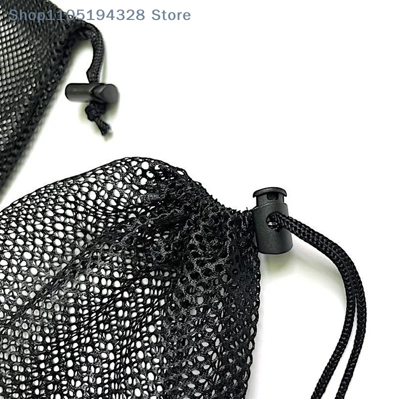 

Durable Mesh Drawstring Bag Portable Storage Pouch for Outdoor Travel Laundry Stuff Sack Organizer