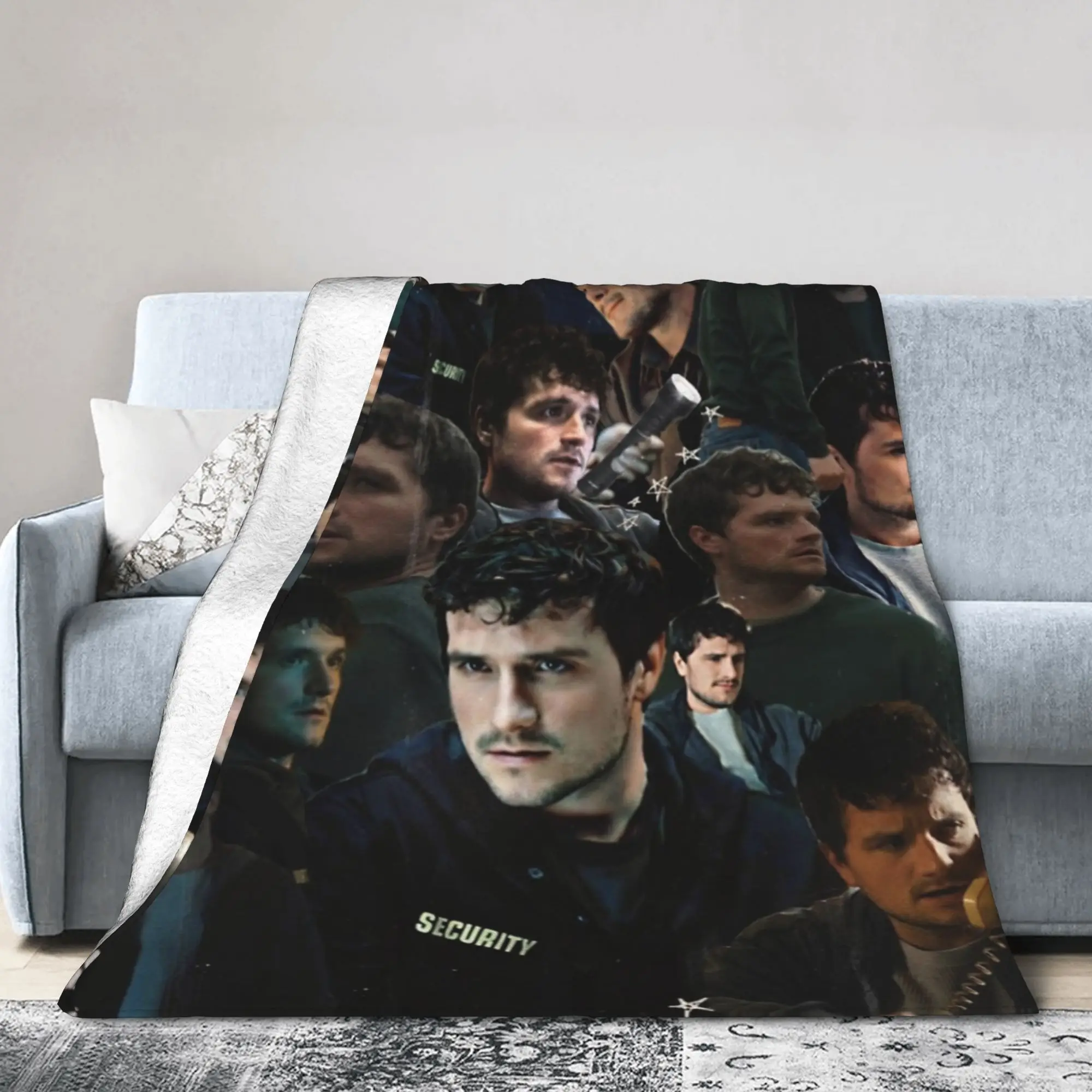 Josh Hutcherson  Blankets Fleece  Comfortable Super Soft Throw Blankets for Bedding Bedspreads