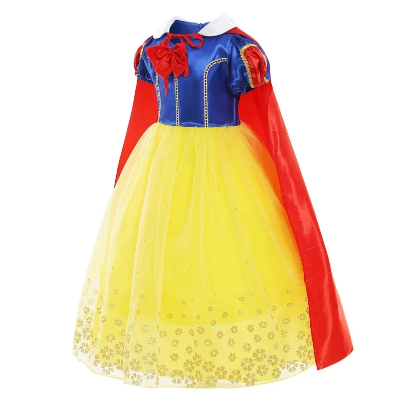 Snow White Dress for Girl Summer Princess Cosplay Dress Girls Costumes Halloween Christmas Party Outfits