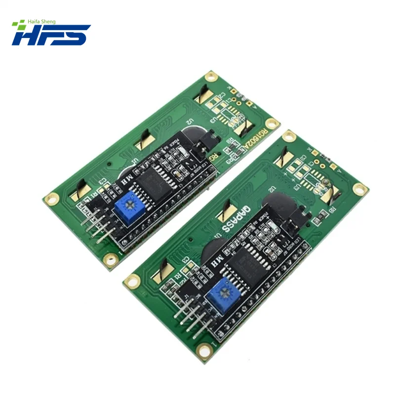 Lcd1602 Lcd Module Blauw Scherm Iic/I2c 1602 Voor Arduino 1602 Lcd Uno R3 Mega2560 Groen Scherm