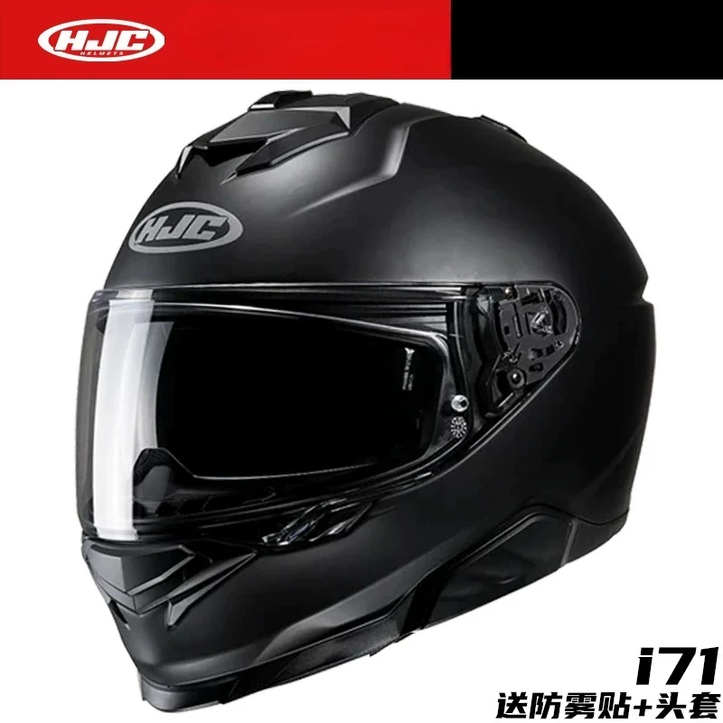 Hjc I71 Motorcycle Helmet ECE DOT Certification Men Full Face Double Lens Racing Off-road Helmet Capacetes Cascos Para Moto