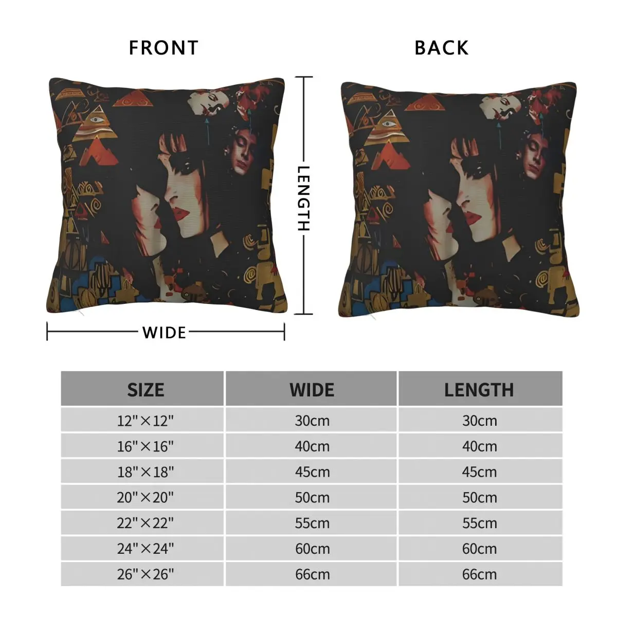 1Piece Pillowcase Cover For Bedroom guest room children's room recreational vehicle vacation home Siouxsie And The Banshees