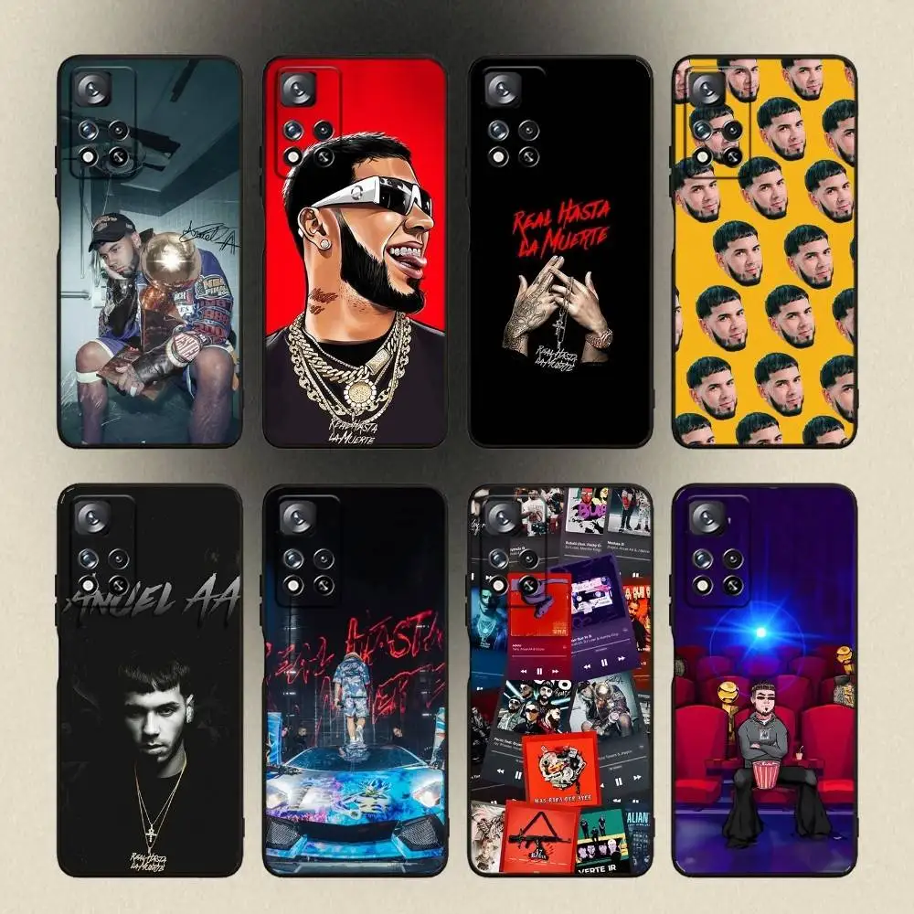 

Rapper Anuel AA RHLM Phone Case For Samsung Galaxy A20,A21s,A22,A31,A32,A52,A53,A72,73,A80,A91 Soft Black Cover