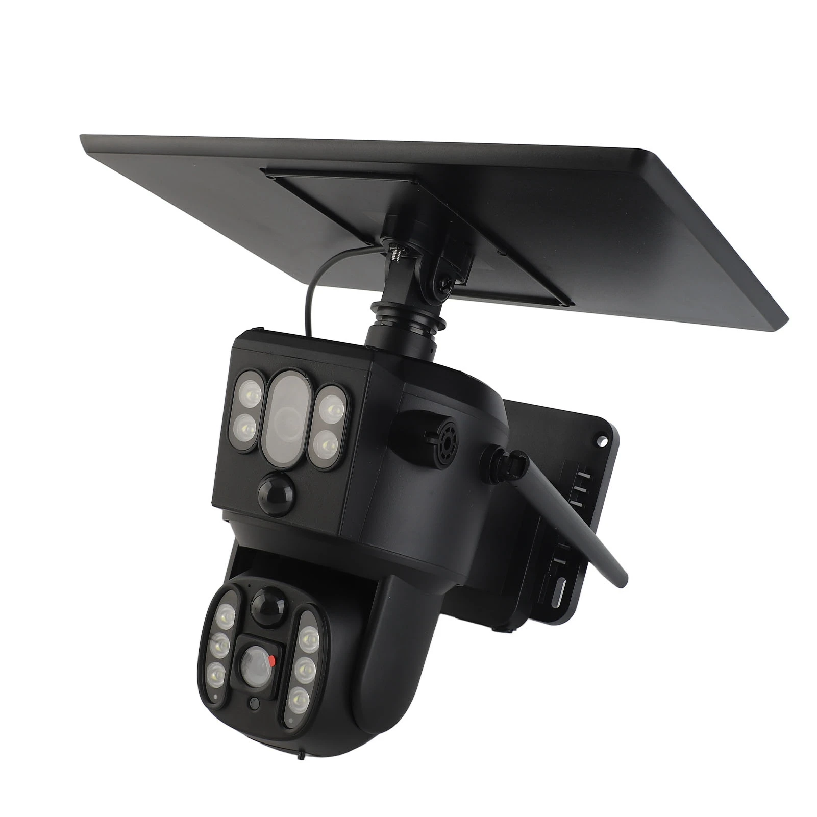 4K 8MP Dual Lens Solar Camera Full Color Night Vision Humanoid Tracking 8MP Dual Lens Security Camera for House for Business