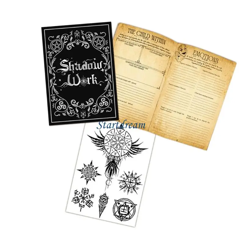Gothic Notebook With 42 Sheet Occult Journal 125x175mm K92C