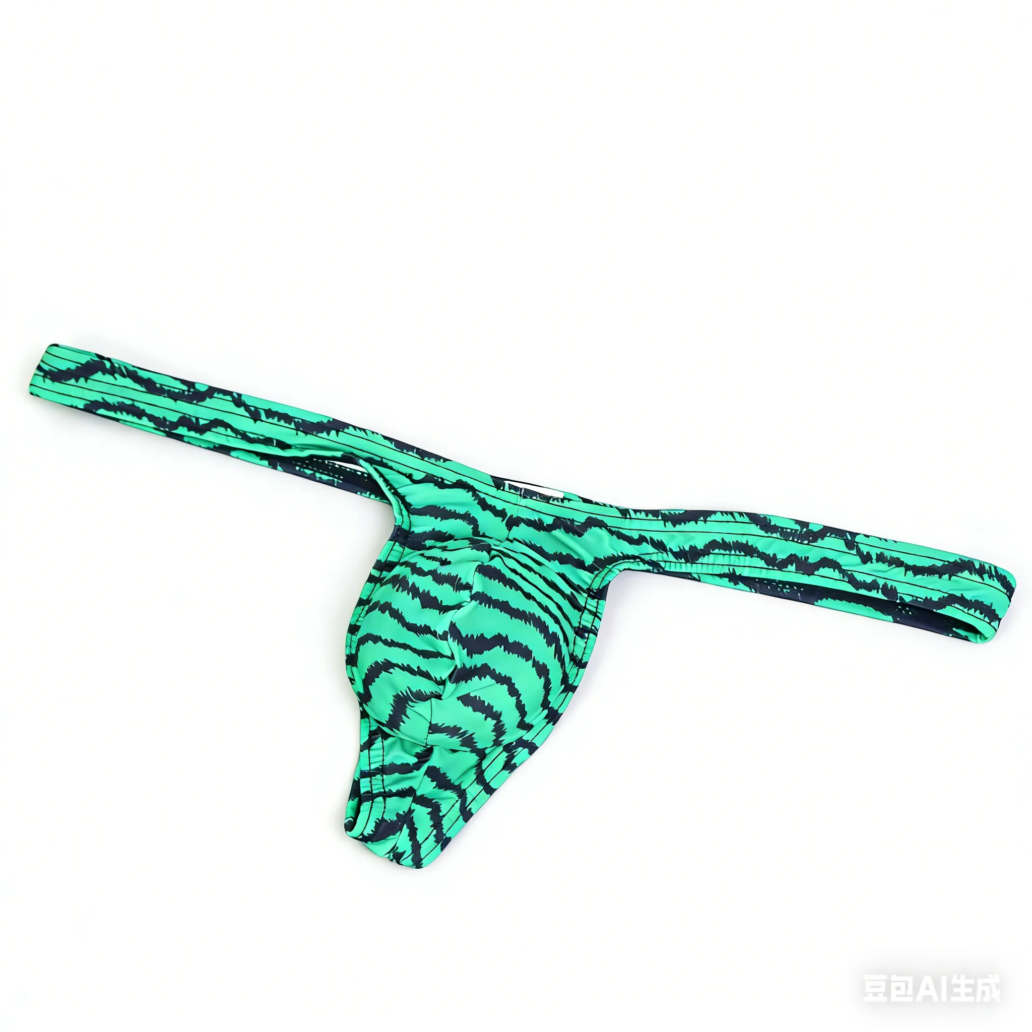 

Мужские сексуальные стринги с эффектом объема, с зебровым принтом, трусы-танга из ледяного шелка, дышащие, эротические, с низкой посадкой, для интимного использования