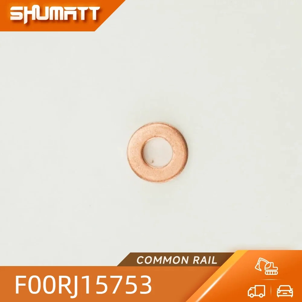 100PCS China Made New High Quality F00RJ15753 Dimensions 15x7.5x3mm Fuel Injector Copper Washer Without Gears