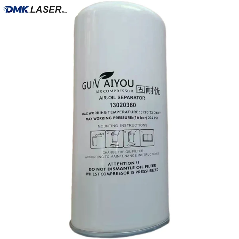 GuNaiYou Air Compressor 11-15KW Parts Precision Filter Cartridge GNY015AO AX AA Oil Filter Oil-gas Separator Air Filter Element