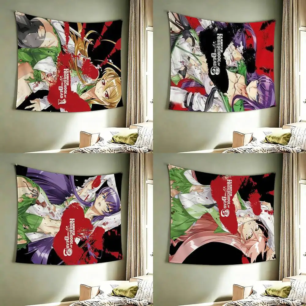 High School of the Dead Manga  flag Best Price Decoration Outdoor Picnic Party Art Hanging