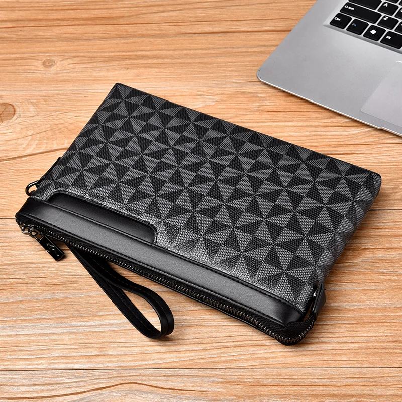 

Fashion Soft PU Leather Men Clutch Bag Luxury Male Money Handbag High Quality Business Men Cardholder Case clutch bag clutches