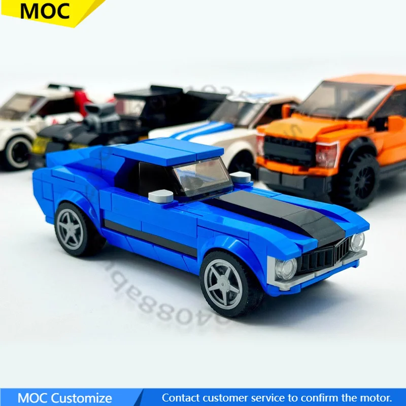 1162 قطعة Supercar بنيت حزمة مركبة صعبة MOC تخصيص وحدات بنة التصميم الإبداعي لتقوم بها بنفسك لعبة تجميع الأولاد هدية