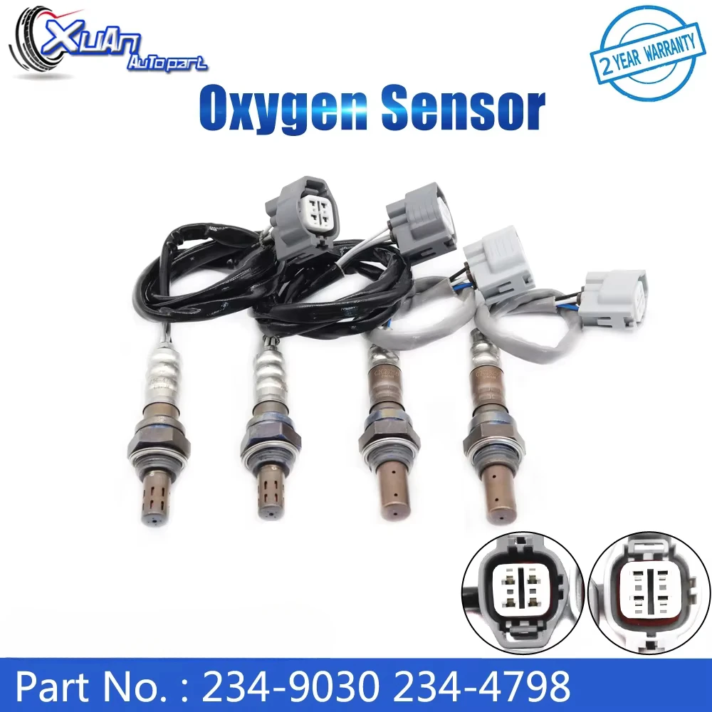 XUAN For Jaguar XJ8 XJR V8 4.2L 2004 Car Front Rear Upstream Downstream Air Fuel Ratio Lambda O2 Oxygen Sensor 234-9030 234-4798