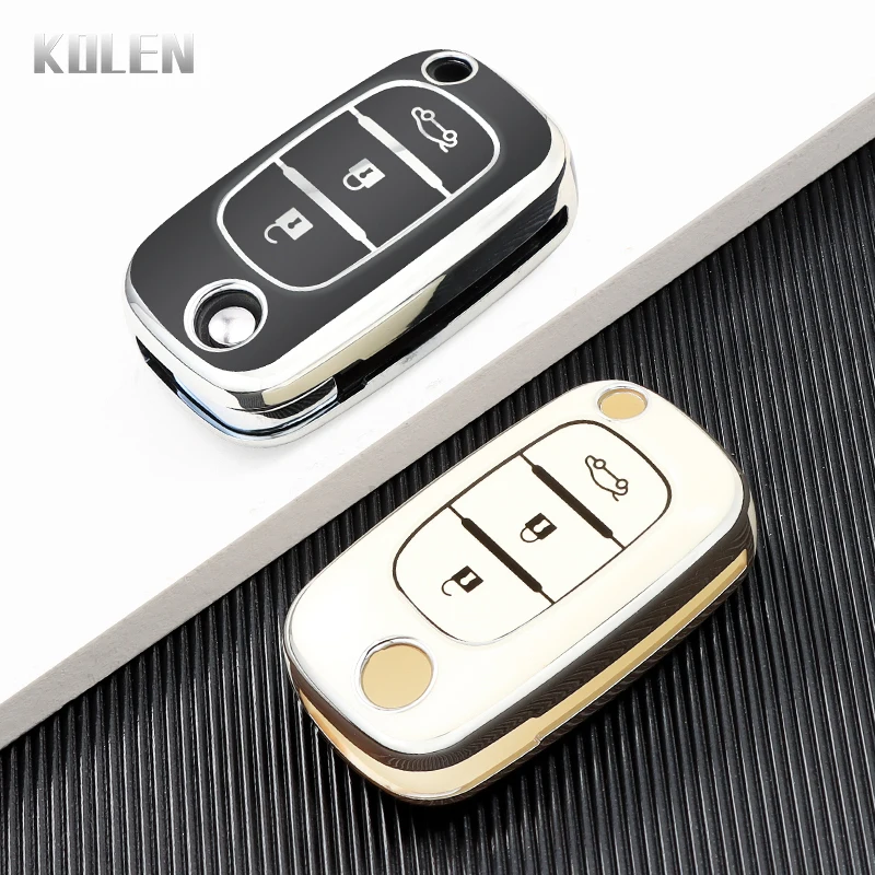Étui pour clé télécommande de voiture en TPU, pour Renault Megane 2 Fluence Clio, pour Mercedes, LADA Vesta Granta XRay Kalina dora berline