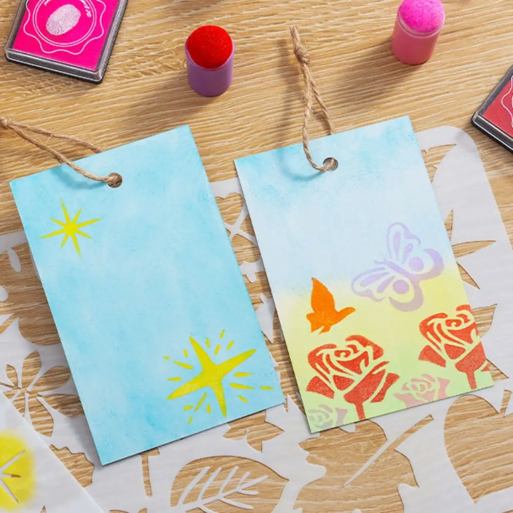 40PCS/set Multicolour Finger Daubers Small Size Inking Staining Children's Painting Tool Smudge Sponge Material