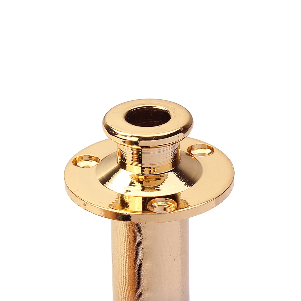 

Acoustic Folk Guitar 14 Inch 635mm Golden Cylinder Stereo Mono Jack Socket Endpin Output Strap Button Replacement