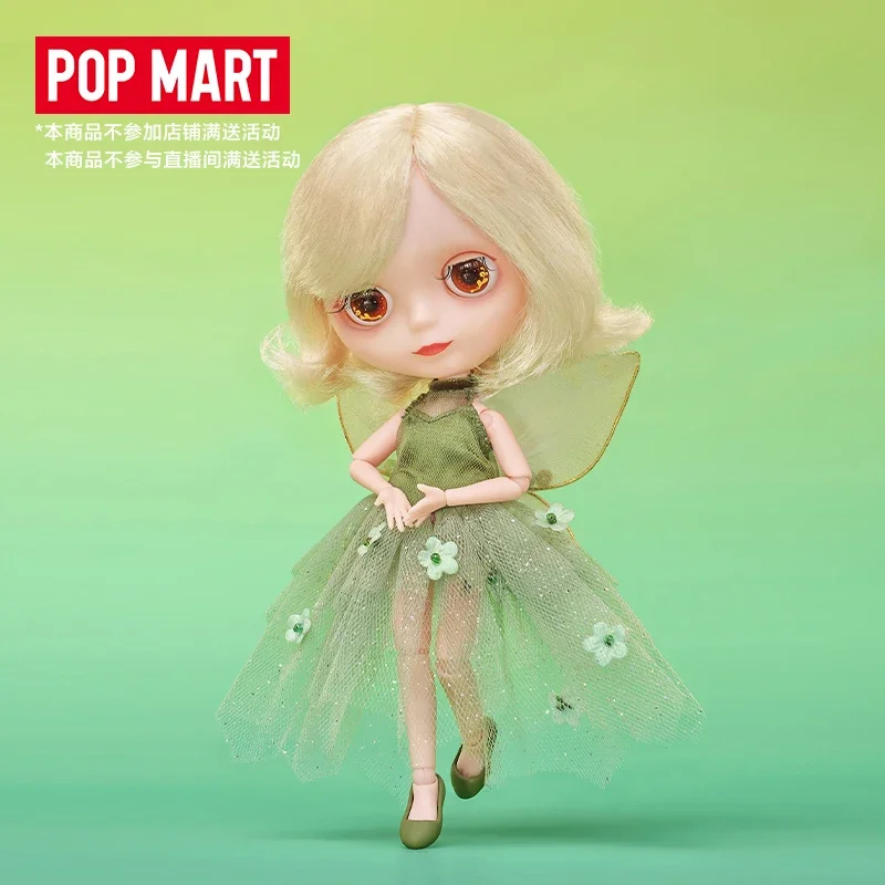 POP MART Blythe Fairy in The Forest Movable Doll BJD Set Dress Toy Kawaii Action Doll Toys Figurine Surprise Model Mystery Box