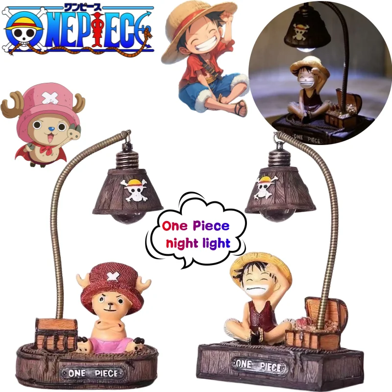 

One Piece Luffy Tony Chopper small night light high-quality cartoon doll figure creative desktop ornament gift for men and women