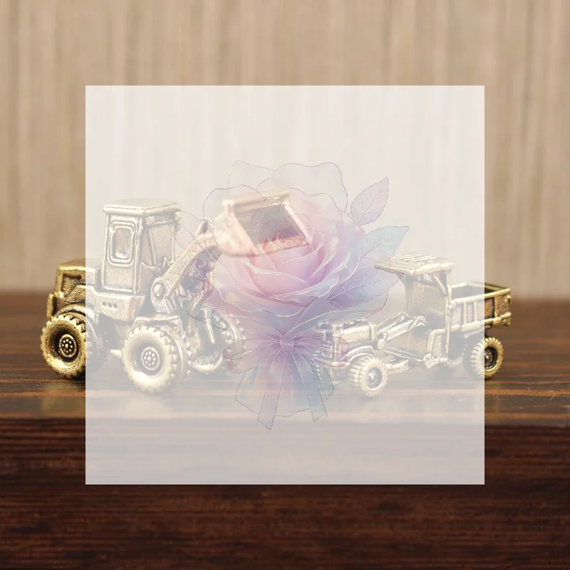 Durable Engineering Vehicle Mini Ornament Vibrant Color Excavator Truck Figurine for Kids Bedroom Desk Home Decoration Gift