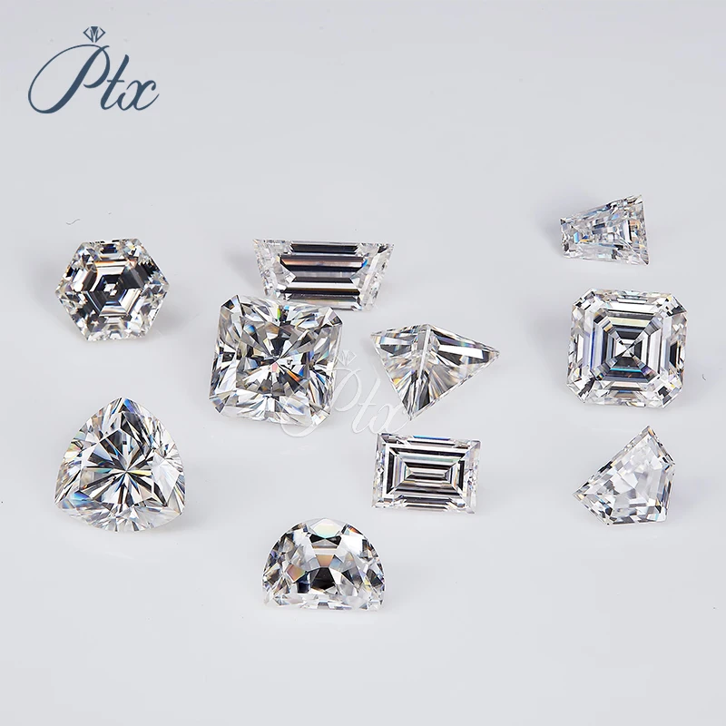 2024 New Multi-shape Loose Moissanite Stone Customized Gemstone Brinlliant Cut VVS1 Diamond for Jewelry Making Wholesale Price