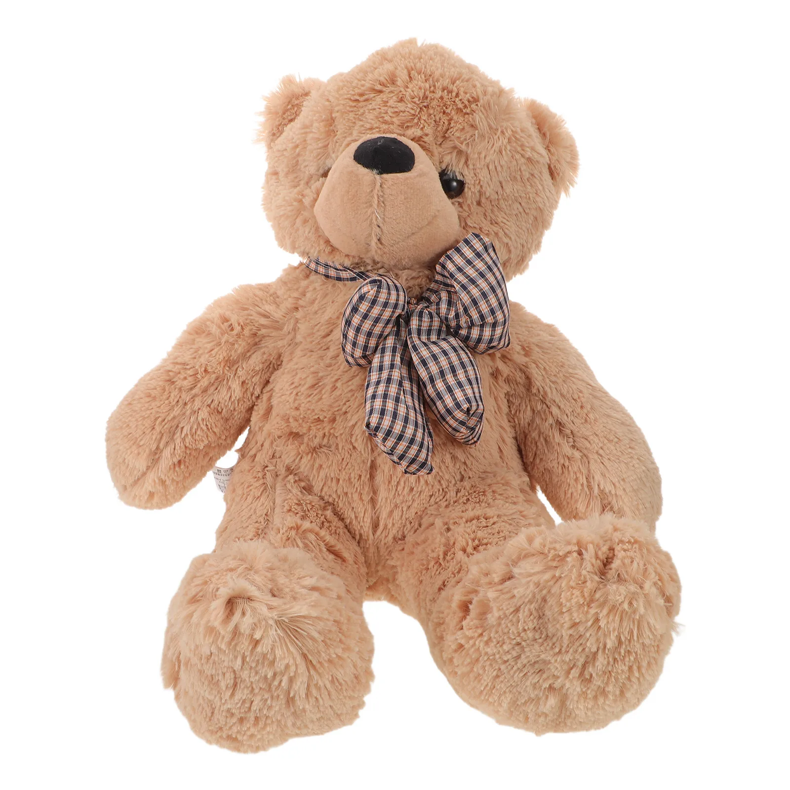 

Коричневый плюшевый чехол-оболочка для медведя 60 см, полуфабрикат, внешний чехол на молнии, для самостоятельного наполнения, мягкая шкурка животного, без наполнителя