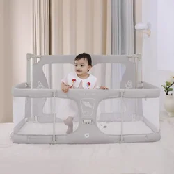 Adjustable Bedside Crib for Newborn To 6-Month Infants with Quick Fold Feature Baby Bassinet Bedside Sleeper Bedside Crib