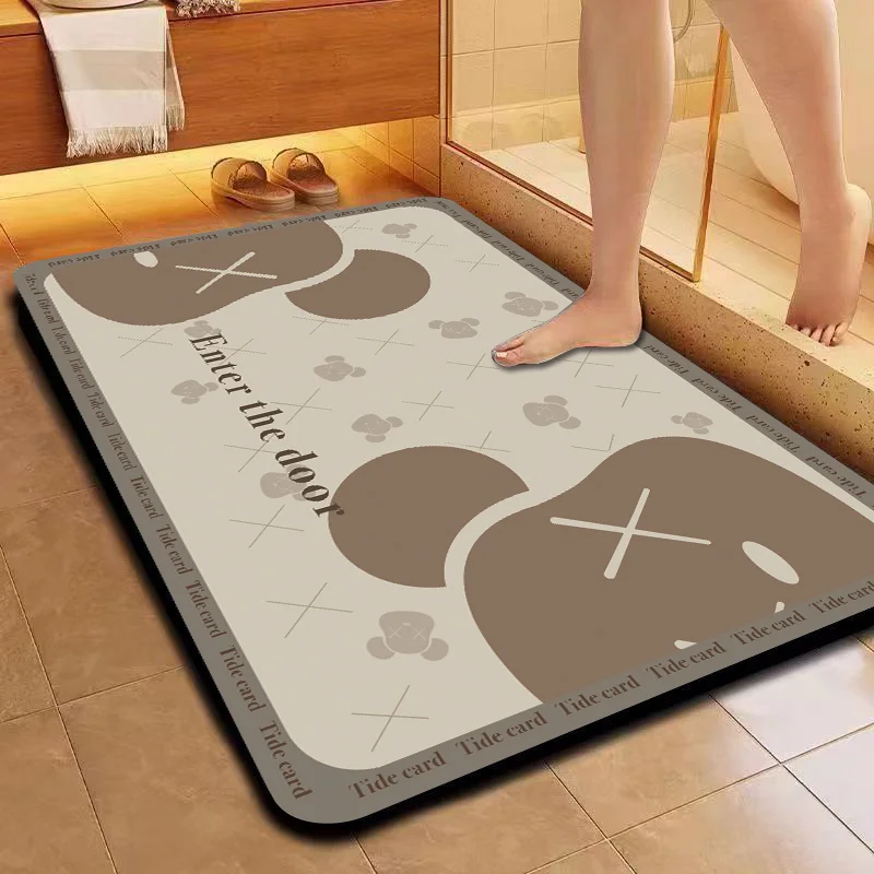 Absorbent water Floor mat Bathroom Floor mat Entry Floor mat Kitchen Floor mat House Decor