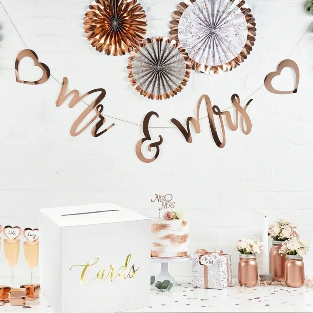 Envelope Boxes White Black Wedding Card Box Cardboard Elegant Voting Card Box Blessing DIY Crafts Gift Card Box Home Decoration - view 3