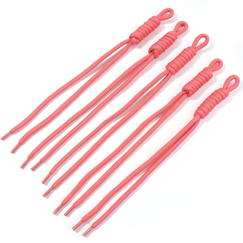 5 teile/los Bunte Geflochtene Lanyard Schlüsselbund Handgemachte Knoten Nylon Seil Schnur Gewinde Für DIY Schlüssel Kette Anhänger Tasche Zubehör