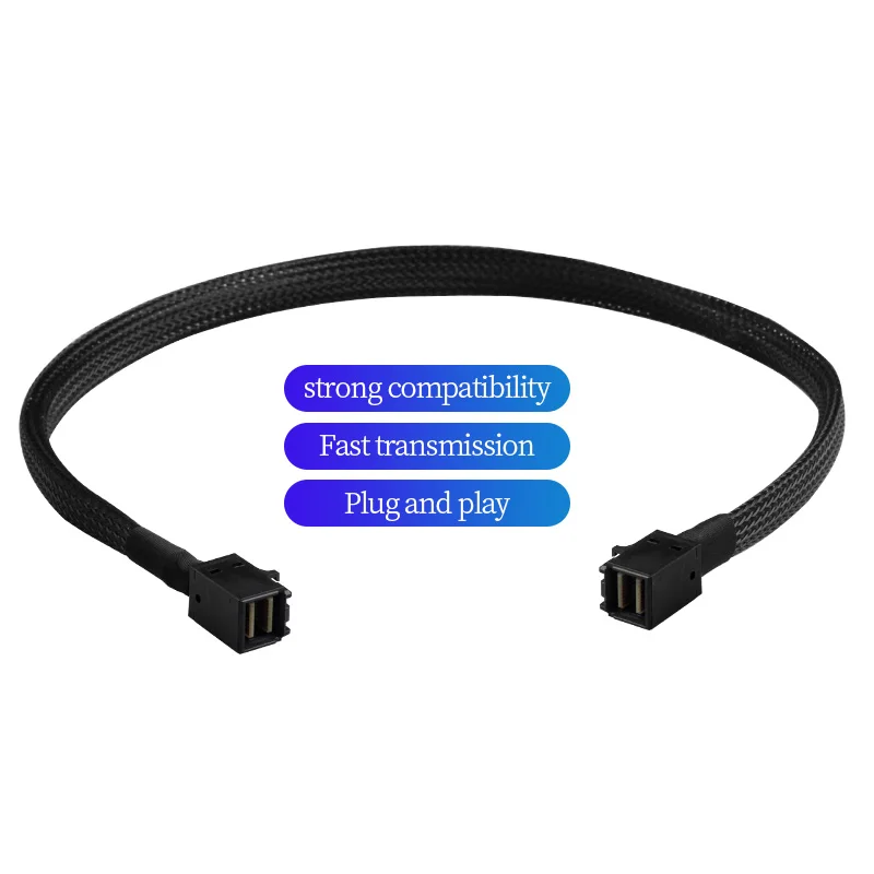 Mini SAS HD data cable, embedded server, hard drive, Raid cable, Mini SAS 8643 to SFF 8087, 50cm 100cm 200cm