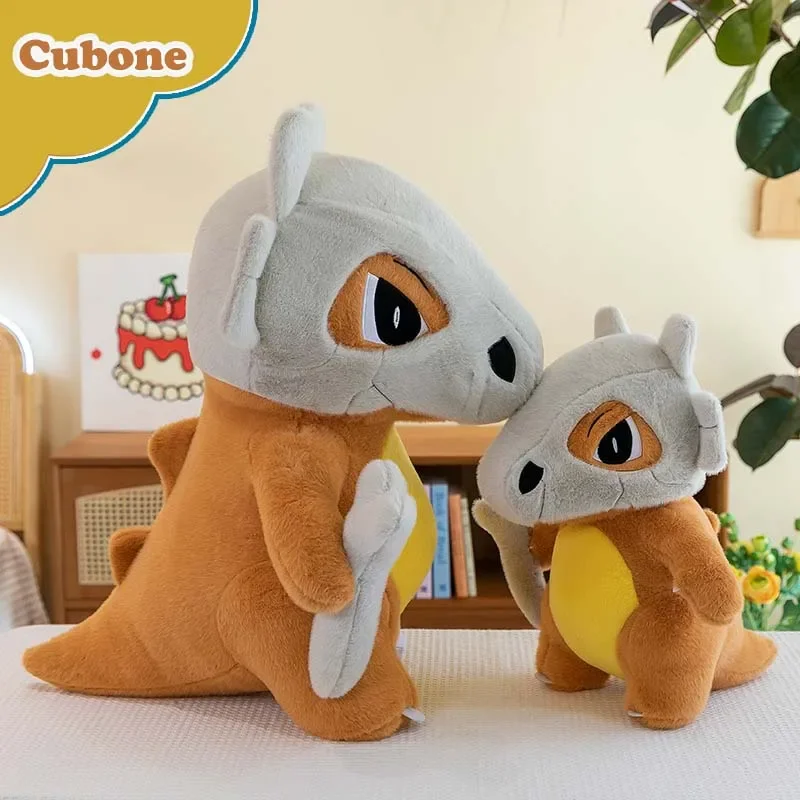 Pokemon cubone brinquedos de pelúcia pokémon anime plushie bonecas 45/70cm kawaii travesseiro coelho recheado cubone presentes de natal para crianças