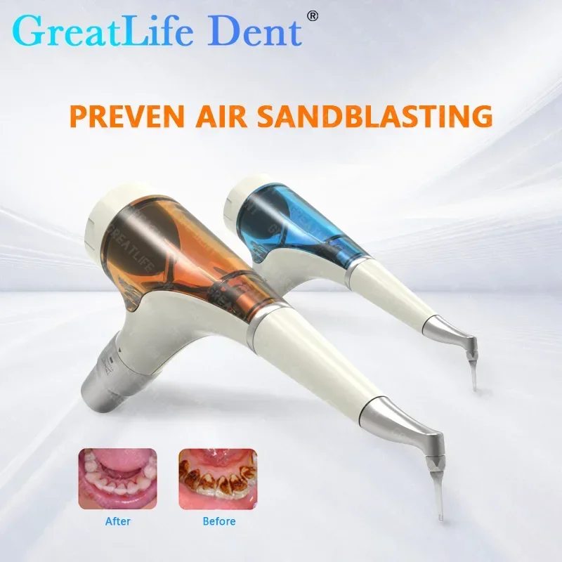 GreatLife Dental Air Prophy Jet Teeth Polishing Sandblaster Supragingival Scaling Professional Teeth Care Sandblasting Machine