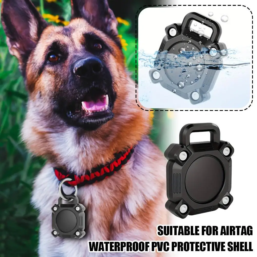 For Apple Locator Protective Cover Waterproof Storage Case Dog Cat Pet Collar Key Tracker Locator Pet Protective Case