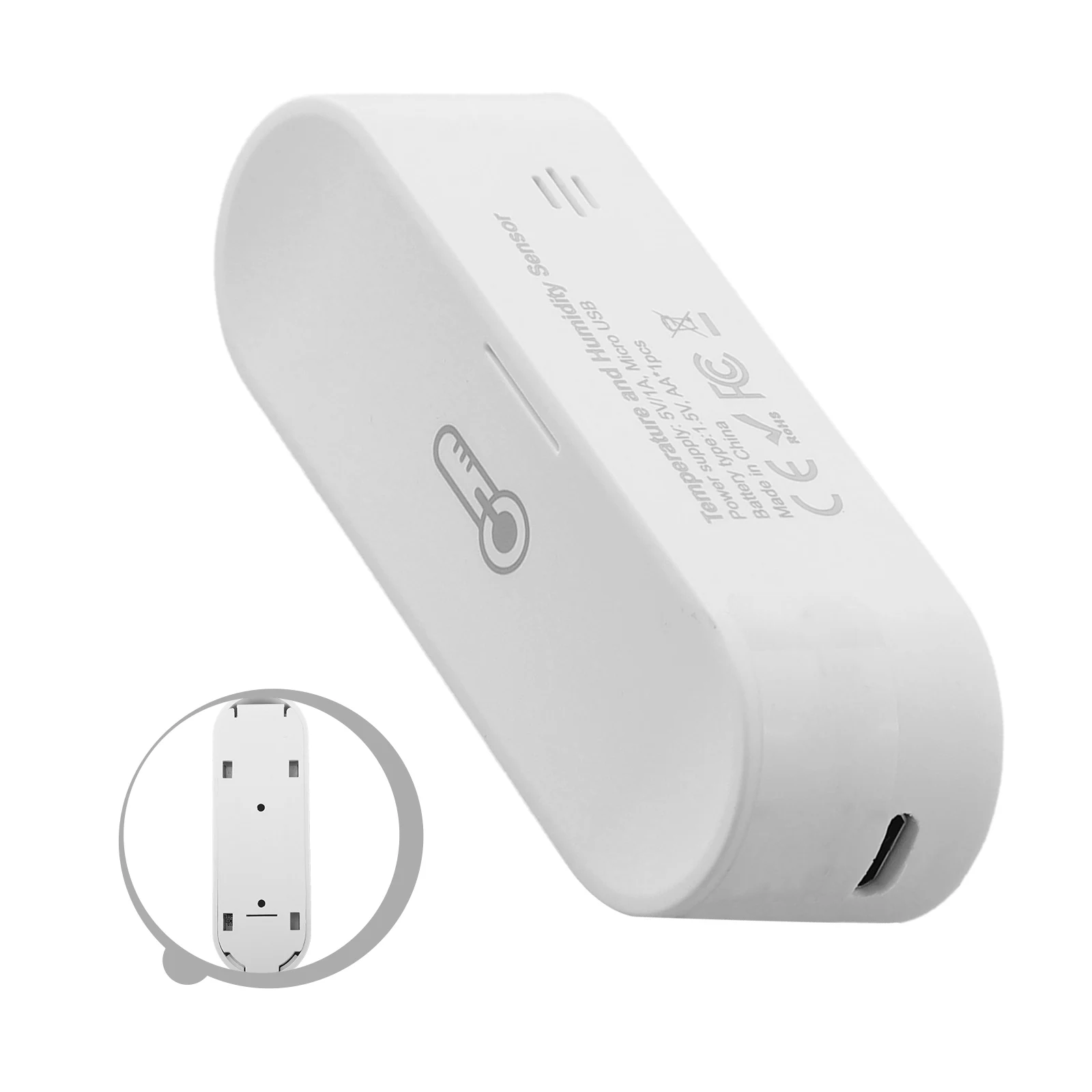 For HomeKit Compatible For ZigBee Temperature and Humidity Sensor with Voice Control Reliable Smart Home Solution