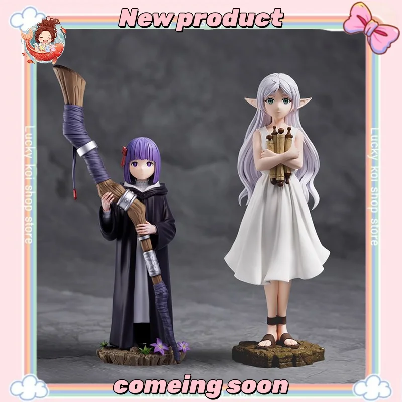 Voorverkoop 22 cm Frieren: Beyond Journey's End Anime Figures Frieren Fern Figures PVC Statue Collection Model Desk Ornament Gift Toy