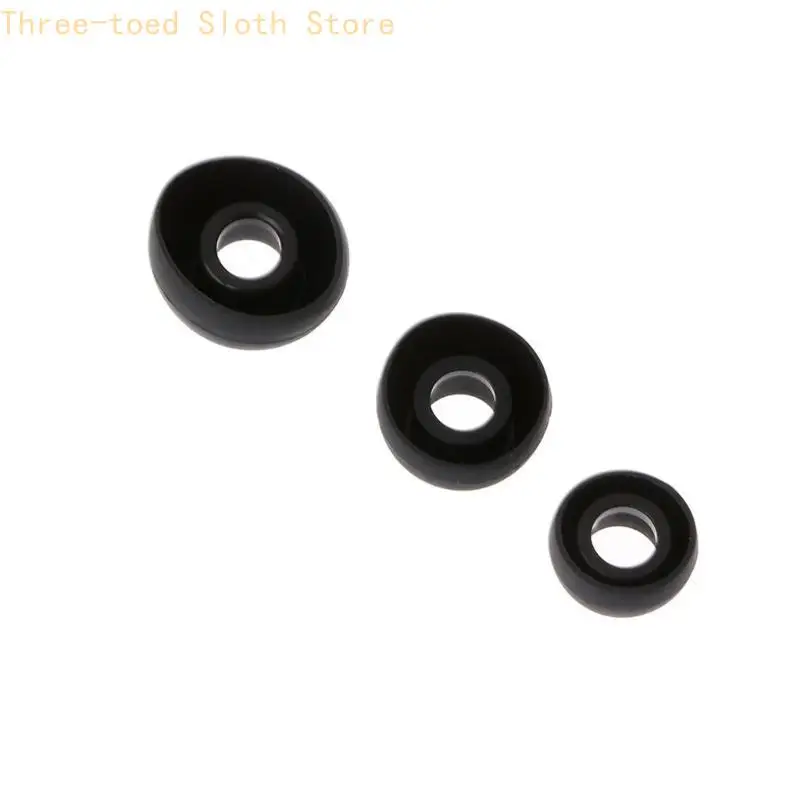 24 stuks siliconen oor knoppen gels oortips s/voor m/l corded headset voor earpads e74a