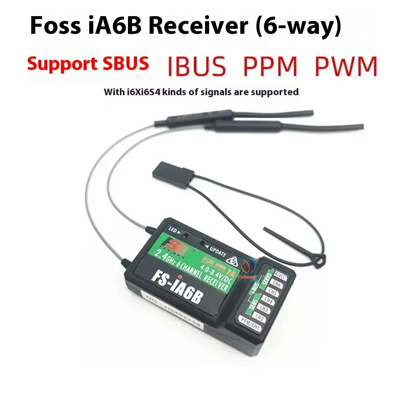 FLYSKY Fs Fuji Receiver IA6 IA6B IA10b A8S X6B Receiver Is Suitable For Remote-controlled Fixed Wings Of Vehicles Ships Aircraft