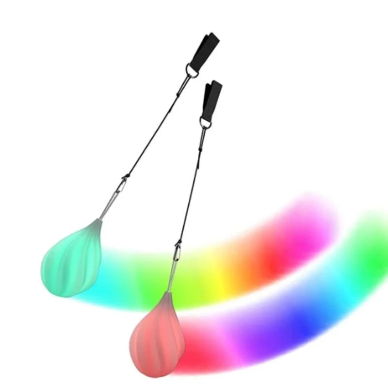 Bright LED Poi Toy for Captivating Juggling Performances Multiple Color Modes Great for Kids and Adult Entertainers