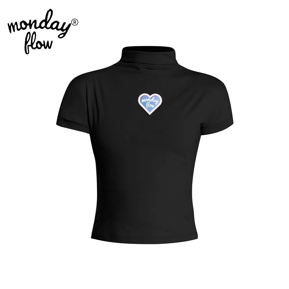 Monday Flow Women's Golf Apparel New Clothing Short Sleeve Summer Quick-dry Sports T-shirt Bottom Summer Golf Top Clothing