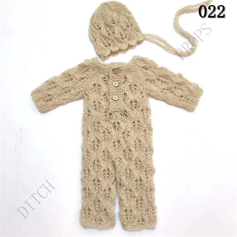 Newborn Photography Props Mohair Jumpsuit