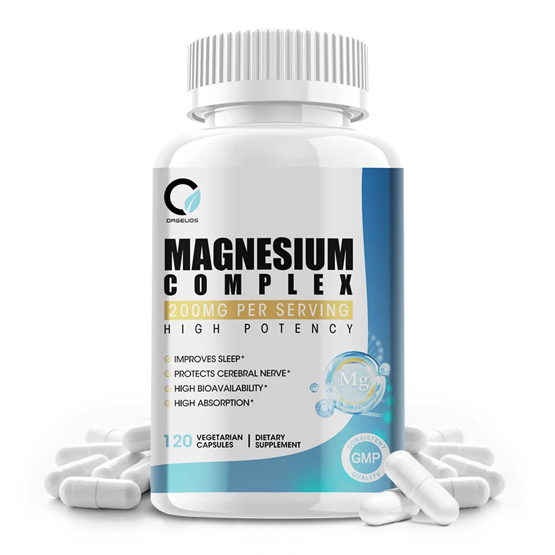 Magnesium Complex Supplement, 10 Active Forms, Glycinate, Citrate| 100% Chelated & Purified | Bone, Heart, & Muscle Support