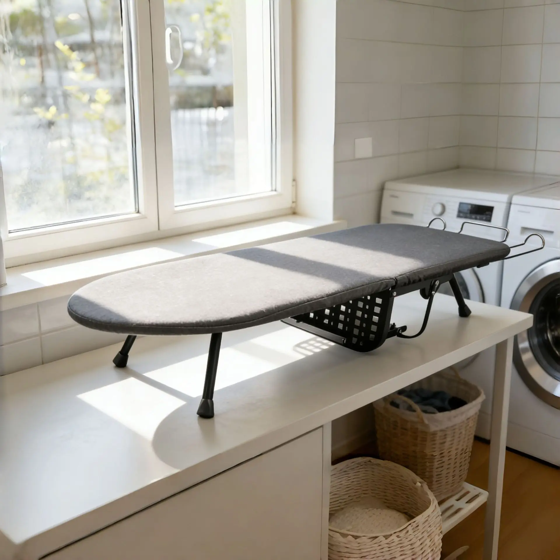 

Hxl desktop foldable ironing board - convenient home ironing board - pure cotton, extra thick